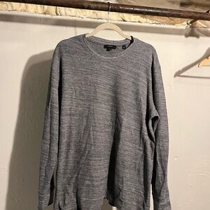 Vince Heathered Gray Knit Top